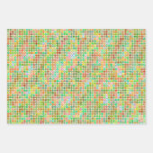 Feuille De Papier Cadeau Points pastel aquarelle (Devant 2)