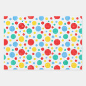 Feuille De Papier Cadeau Points Polka (Devant 3)