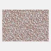 Feuille De Papier Cadeau Points rétro (Devant 3)