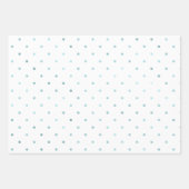 Feuille De Papier Cadeau Points rose Fille (Devant 3)