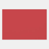 Feuille De Papier Cadeau Pois rouge et vert Noël coordonné (Devant 3)