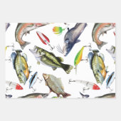 Feuille De Papier Cadeau Poisson (Devant 2)