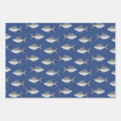 Feuille De Papier Cadeau Poisson de thon (Devant)
