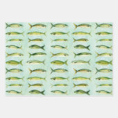 Feuille De Papier Cadeau Poisson d'eau (Devant 3)