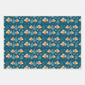 Feuille De Papier Cadeau Poisson mignon (Devant 3)