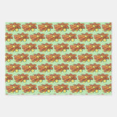 Feuille De Papier Cadeau Poivron de Jalapeño frit vert Jalapeno chaud poivr (Devant)