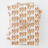 Feuille De Papier Cadeau Poivrons doux (En situation)