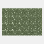 Feuille De Papier Cadeau Polka d'automne moderne (Devant 3)