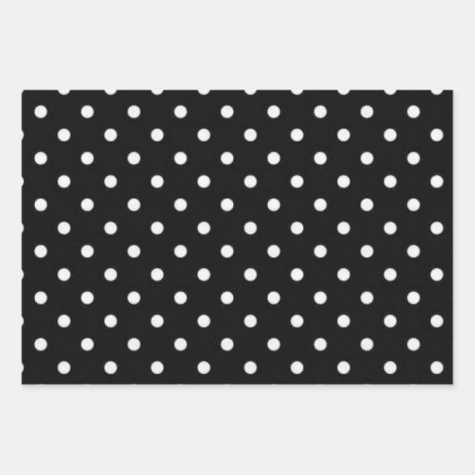 Feuille De Papier Cadeau Polka dot (Devant 2)