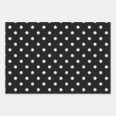 Feuille De Papier Cadeau Polka dot (Devant)