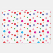 Feuille De Papier Cadeau Polka dot (Devant 2)