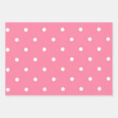 Feuille De Papier Cadeau Polka dot (Devant 3)