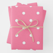 Feuille De Papier Cadeau Polka dot (En situation)