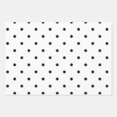 Feuille De Papier Cadeau Polka dot (Devant 3)