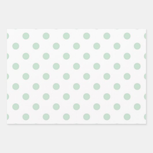 Feuille De Papier Cadeau Polka dot (Devant)