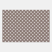 Feuille De Papier Cadeau Polka dot (Devant 3)