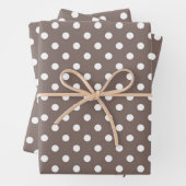 Feuille De Papier Cadeau Polka dot (En situation)