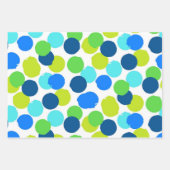 Feuille De Papier Cadeau Polka dot (Devant 3)
