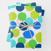 Feuille De Papier Cadeau Polka dot (En situation)