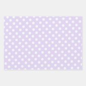 Feuille De Papier Cadeau polka dots in  soft lavender (Devant 3)