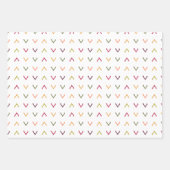 Feuille De Papier Cadeau Polka Dots| Wishbones | Weaving lines - (Devant 2)