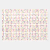 Feuille De Papier Cadeau Polka Dots| Wishbones | Weaving lines -  (Devant)