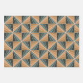 Feuille De Papier Cadeau Pomme Festive Poinsetta Gem Tone (Devant 3)