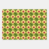 Feuille De Papier Cadeau Pommes et poissons (Devant 3)