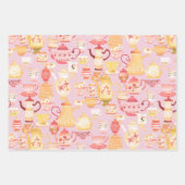 Feuille De Papier Cadeau Pompes et cuvettes à thé (Devant 3)