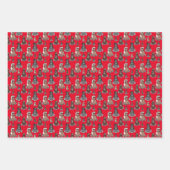Feuille De Papier Cadeau Poney marrant (Devant 3)
