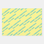 Feuille De Papier Cadeau Pont en hiver Peinture aquarelle (Devant 2)