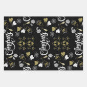 Feuille De Papier Cadeau Pop The Champagne Celebration Party (Devant 3)