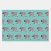 Feuille De Papier Cadeau Porcupine, écureuil et faune (Devant)