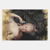 Feuille De Papier Cadeau Portrait de Marie Antoinette (Devant 2)