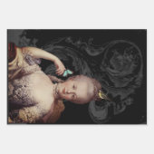 Feuille De Papier Cadeau Portrait de Marie Antoinette (Devant)