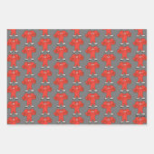 Feuille De Papier Cadeau Pose Gossamer Menacer (Devant)