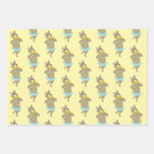 Feuille De Papier Cadeau Pose Joueuse de Cindy Bear (Devant 2)