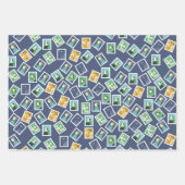 Feuille De Papier Cadeau Postal Worker Wrapping Paper (Devant 3)