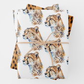 Feuille De Papier Cadeau Poster de animal Cheetah (En situation)