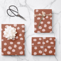 poster de animal Dots rouille Terracotta Dalmatie