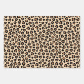 Feuille De Papier Cadeau Poster de animal, Léopard Brown, Spots de guépard, (Devant)