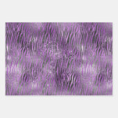 Feuille De Papier Cadeau Poster de animal violet Glam (Devant 3)