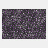 Feuille De Papier Cadeau Poster de animal violet Glam (Devant)