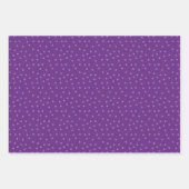 Feuille De Papier Cadeau Pots Et Tracées De Lavande Violet (Devant 2)