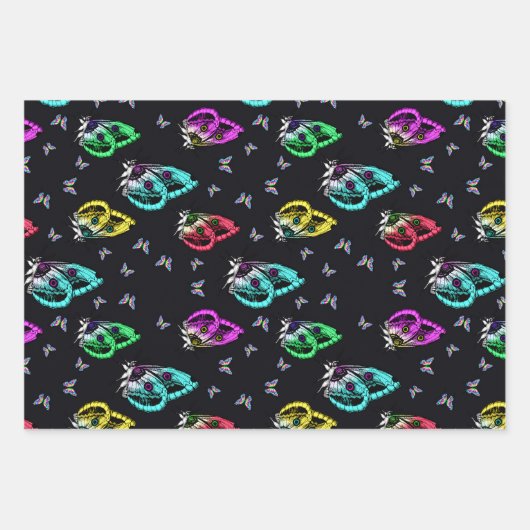 Feuille De Papier Cadeau Pouf rond (Devant)