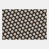 Feuille De Papier Cadeau Poulet sur la peinture d'oiseaux Art original (Devant 3)