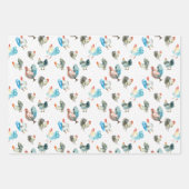 Feuille De Papier Cadeau Poulets Amateurs De Poules De Pays (Devant 3)