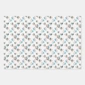 Feuille De Papier Cadeau Poulets Amateurs De Poules De Pays (Devant 2)