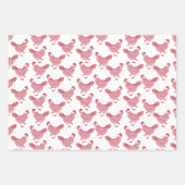 Feuille De Papier Cadeau Poulets rouges Hen (Devant)
