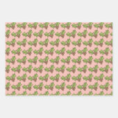 Feuille De Papier Cadeau poulpe de Noël (Devant 3)